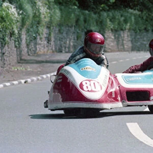 Pat Gallagher & Andrew Cawdell (Yamaha) 1986 Sidecar TT