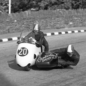 Pat Millard & George Spence (Norton) 1960 Sidecar TT