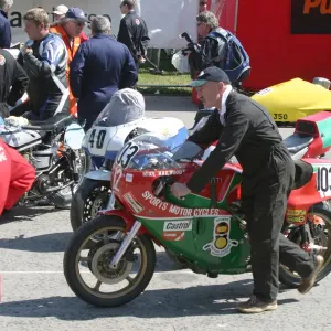 Pat Slinn (Ducati) 2007 TT Parade Lap