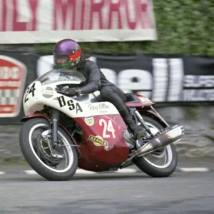 Pete Bates (BSA) 1973 Production TT