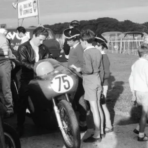 Pete Elmore (Norton) 1962 Senior Manx Grand Prix