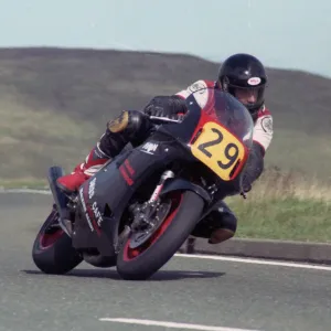 Pete Searle (Ducati) 1989 Senior Manx Grand Prix