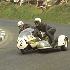 Peter Brown & Mick Casey (BSA) 1970 750 Sidecar TT