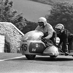 Peter Brown & Mick Casey (BSA) 1975 1000cc Sidecar TT