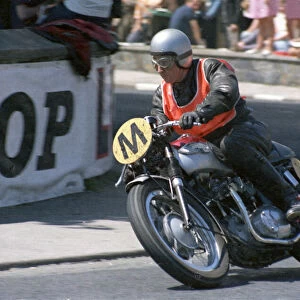 Peter Crebbin (Triumph) Travelling marshal, 1968 Senior TT
