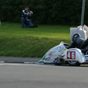 Peter Farrelly & Aaron Galligan (Yamaha) 2005 Sidecar TT