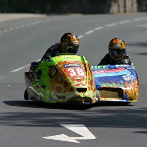 Peter Farrelly & Jason Miller (MR Equipe Suzuki) 2008 Sidecar TT