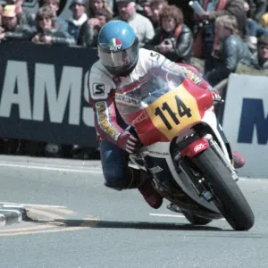 Peter Skold (Honda) 1985 Senior TT