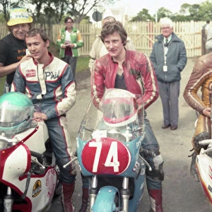 Phil Armes, Gary Cowan & Eddie Byers 1984 Newcomers Manx Grand Prix