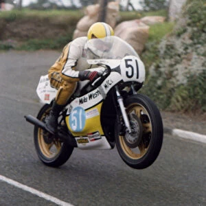 Phil Daniels (Weston Yamaha) 1980 Junior Manx Grand Prix