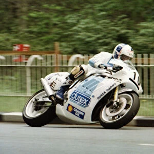 Phil Mellor (Durex Suzuki) 1989 Formula One TT
