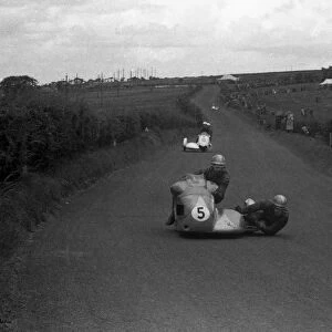 Pip Harris & Ray Campbell (Norton) 1956 Sidecar Ulster Grand Prix