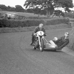 Pip Harris & Ray Campbell (Norton) 1953 Sidecar Ulster Grand Prix