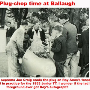 Plug-chop time at Ballaugh