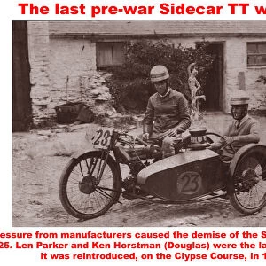 The last pre-war Sidecar TT winner