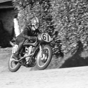 Ralph Fox (AJS) 1958 Junior Newcomers Manx Grand Prix