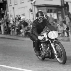 Ray Fay (Norton) 1957 Junior TT