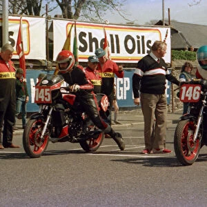 Richard Kneen and Bob Simmons (Yamaha) 1986 Production C TT