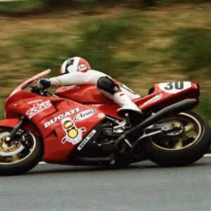 Rob Haynes (Ducati) 1989 Formula One TT