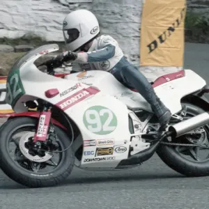 Roberto Dunlop (Honda) 1985 Produzione TT