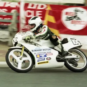 Robert Dunlop at Parliament Square: 1989 Ultra Lightweight TT