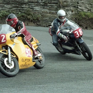 Robert Stephens (Rotax and John Wells (Yamaha) 1985 Newcomers Manx Grand Prix