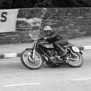 Robin Sherry (AJS) 1951 Junior Manx Grand Prix