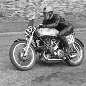 Rod Coleman (AJS) 1952 Junior TT