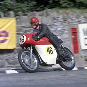 Roger Bowring (Triumph) 1967 Senior Manx Grand Prix