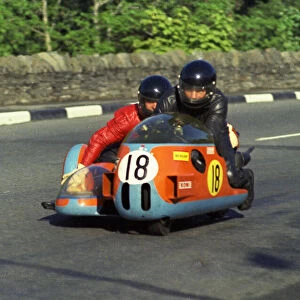 Rolf Steinhausen & Karl Scheurer (BMW) 1973 750 Sidecar TT
