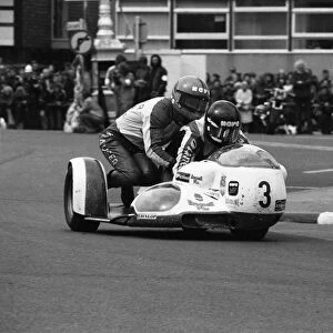 Rolf Steinhausen & Wolfgang Kalauch (Busch Konig) 1977 Sidecar TT