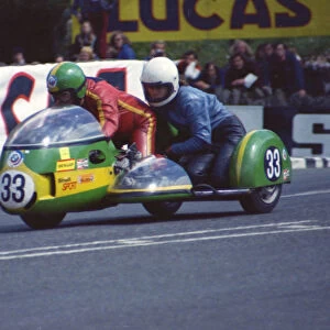 Ron Coxon & Alan Gosling (BMW) 1974 500 Sidecar TT