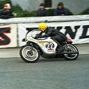 Ron Hackett at Parliament Square: 1971 Ultra Lightweight TT