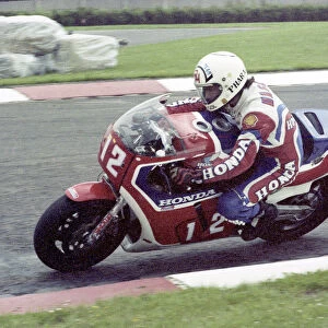 Ron Haslam (Honda) 1982 Donington