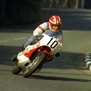 Ronnie Mann (Yamaha) 1971 Lightweight Manx Grand Prix