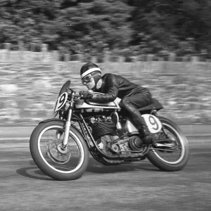 Roy Boughey (Norton) 1957 Senior Manx Grand Prix