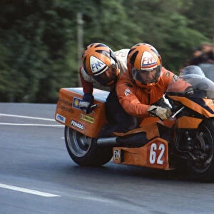 Roy Hanks & Alistair Frame (NRTH 350) 1989 Sidecar TT