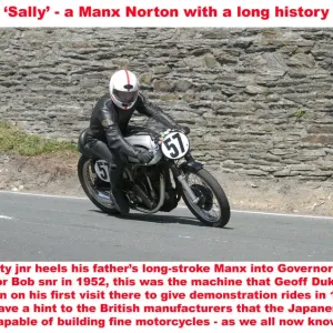 A Manx Norton Print