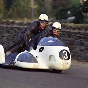 Siegfried Scahuzau & Wolfgang Kalauch (BMW) 1971 500 Sidecar TT