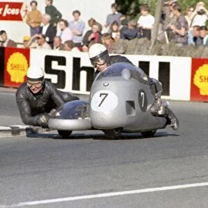 Siegfried Schauzu & Horst Schneider (BMW) 1968 Sidecar TT