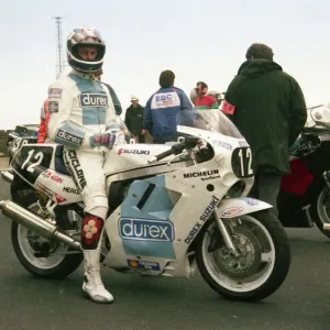 Slippery when Wet: Jamie Whitham (Durex Suzuki) Print Slippery when Wet: Jamie Whitham (Durex Suzuki) Print