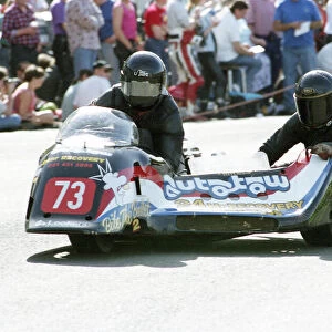 Stan Cooper & Steve Heslop (Ireson Yamaha) 1993 Sidecar TT