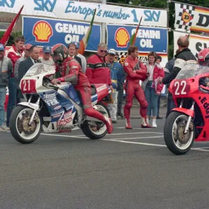 Steve Henshaw (Yamaha) and Mike Seward (Yamaha) 1988 Production A TT