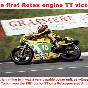 Steve Tonkin Armstrong 1981 Junior TT