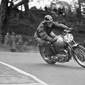 Syd Jensen (Triumph) 1949 Senior TT