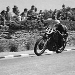 Syd Lawton (AJS) 1950 Senior TT