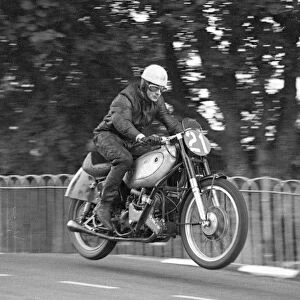 Ted Frend (AJS) 1950 Senior TT