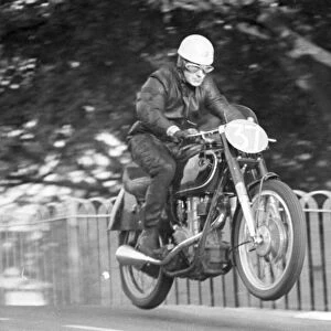 Ted Frend (AJS) 1950 Senior TT