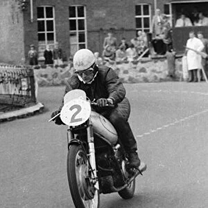 Ted Frend (AJS) 1950 Senior Ulster Grand Prix