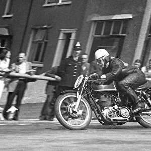 Ted Frend (AJS) 1953 Junior TT